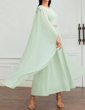 Rochie lunga MOTF, verde Verde