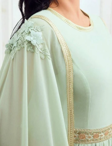 Rochie lunga MOTF, verde Verde