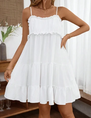 Rochie scurta SHEIN, alb