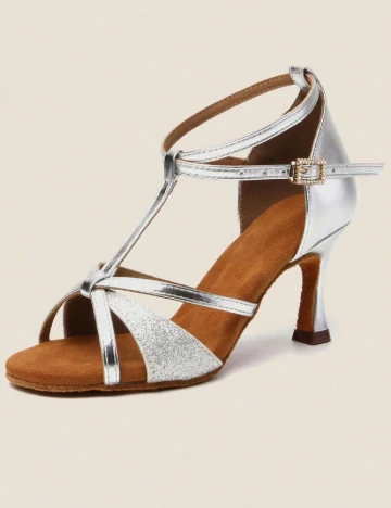 Pantofi de dans SHEIN, argintiu Gri