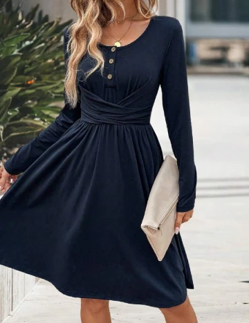 Rochie scurta SHEIN, bleumarin