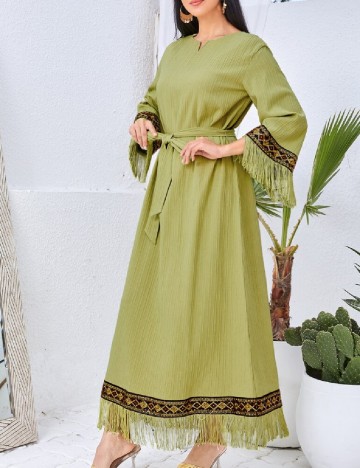 Rochie lunga SHEIN, verde