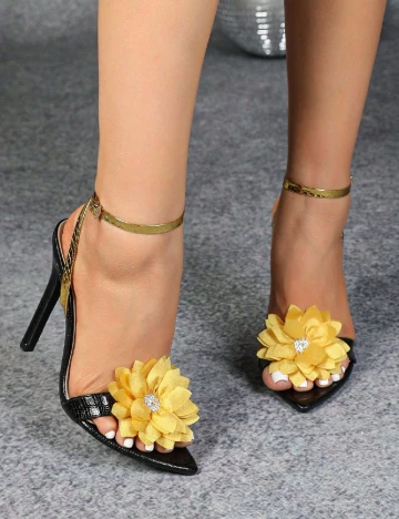 Sandale SHEIN, negru Negru