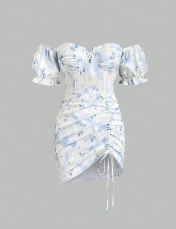 Rochie scurta SHEIN, alb