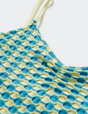 Rochie scurta Mango, turcoaz Albastru