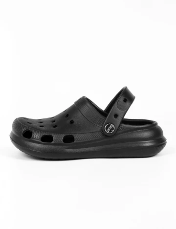 Slapi Shein Kids, negru Negru