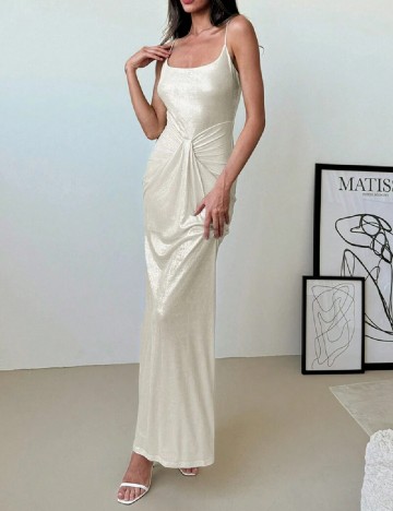 Rochie lunga SHEIN, bej