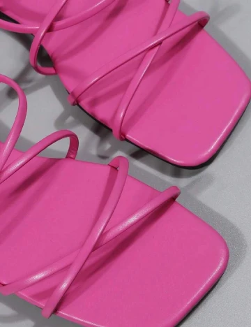 Sandale SHEIN, roz Roz