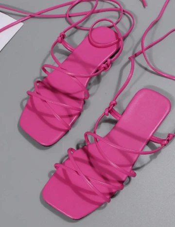 Sandale SHEIN, roz Roz