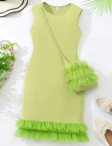 Rochie Shein Kids, verde Verde