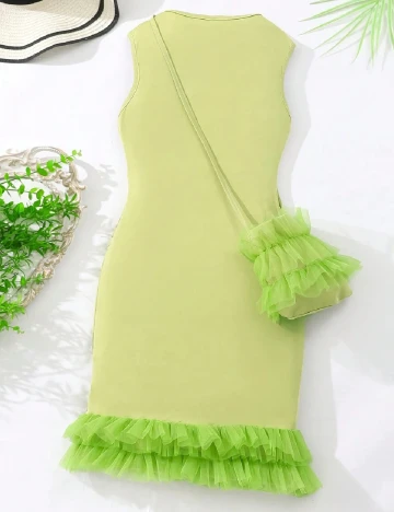 Rochie Shein Kids, verde Verde