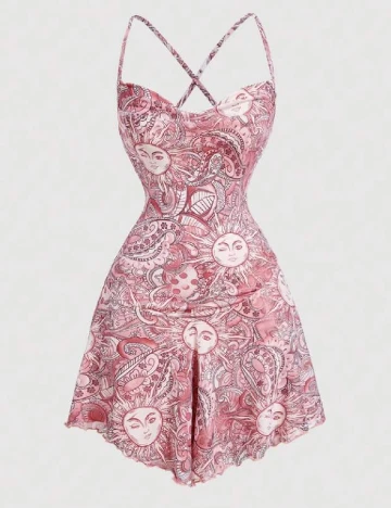 Rochie scurta SHEIN, roz