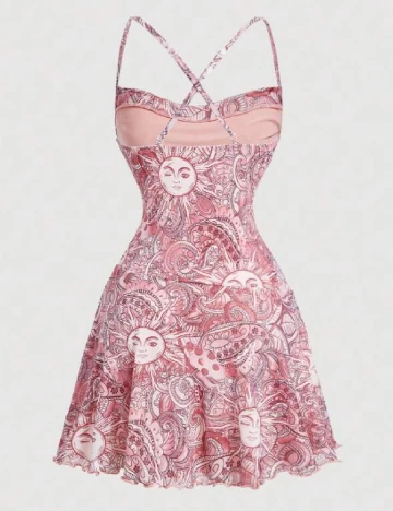 Rochie scurta SHEIN, roz
