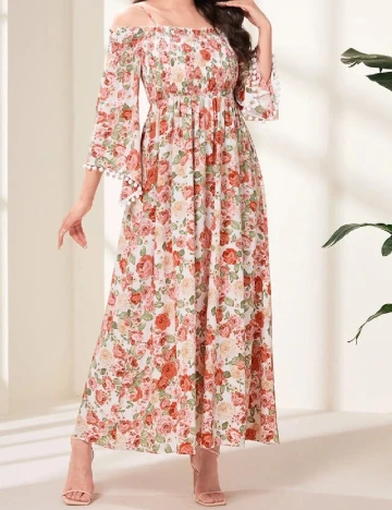 Rochie lunga SHEIN, floral print