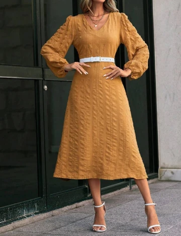 Rochie medie SHEIN, maro