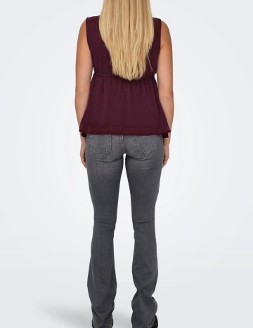 Bluza Only Maternity, visiniu