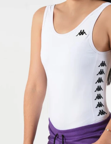 Costum de baie Kappa, alb
