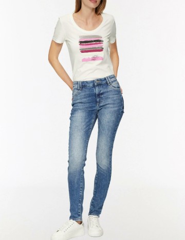 
						Tricou s.Oliver, alb