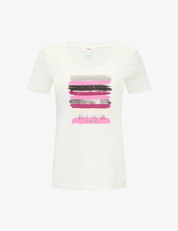 Tricou s.Oliver, alb