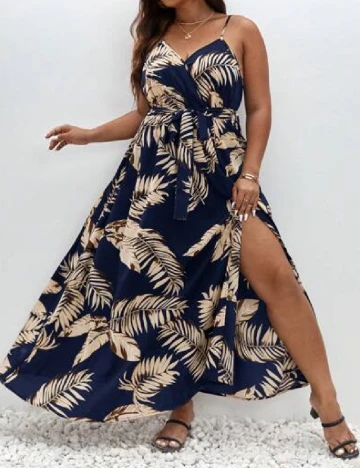 Rochie lunga SHEIN CURVE, albastru