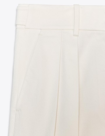 Pantaloni Zara, alb