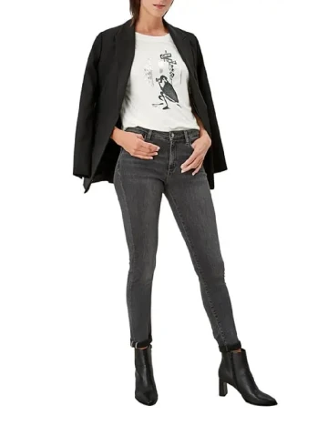 Tricou s.Oliver, alb Alb