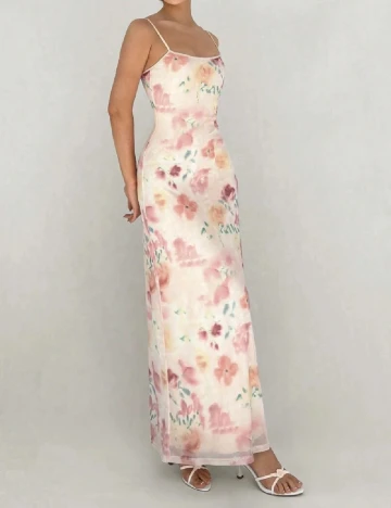 Rochie lunga SHEIN, floral print