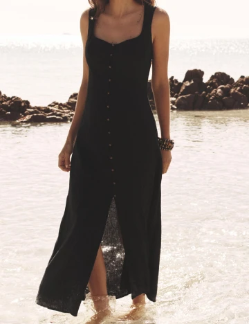 Rochie lunga Zara, negru Negru