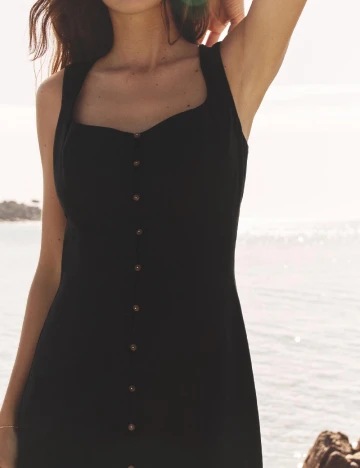 Rochie lunga Zara, negru Negru