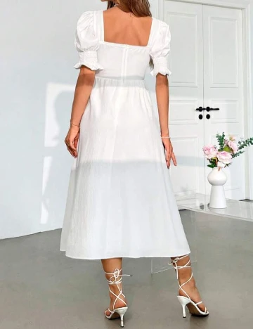 Rochie medie SHEIN, alb