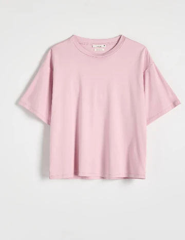 Tricou Oversize Reserved, roz
