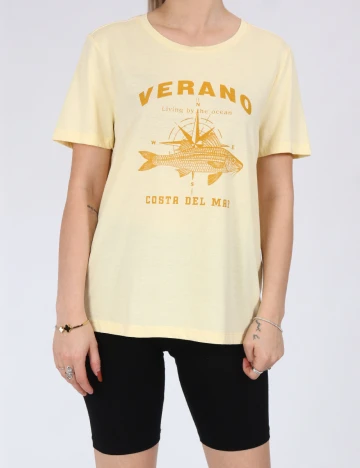 Tricou Vero Moda, galben Galben