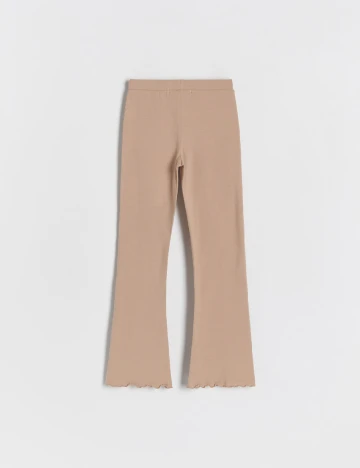 Pantaloni Reserved, maro deschis Maro