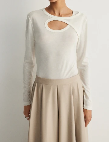 Bluza Reserved, alb