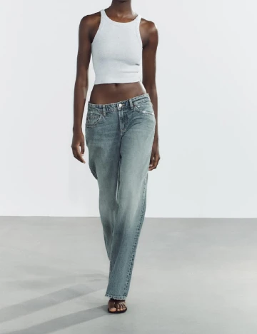 Top Zara, gri