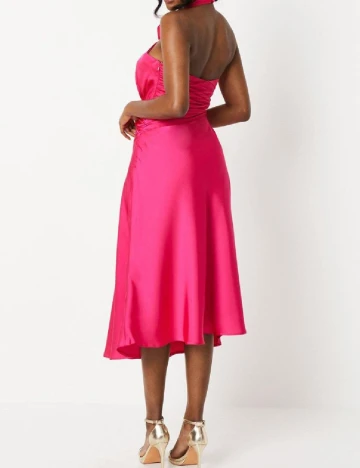 Rochie medie Coast, fucsia Roz