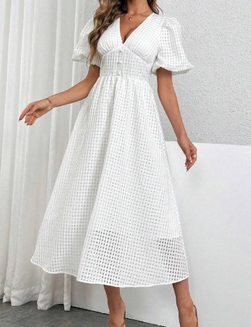 
						Rochie lunga SHEIN, alb
