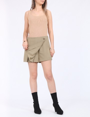 Fusta pantalon Only, verde