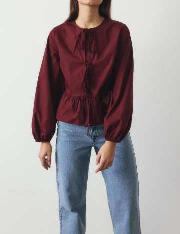 Bluza Reserved, visiniu Rosu