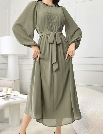 Rochie lunga SHEIN, verde