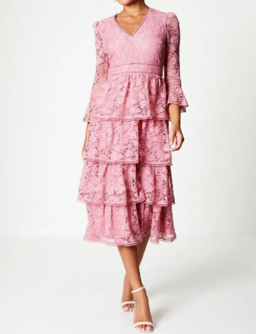 Rochie medie Coast, roz