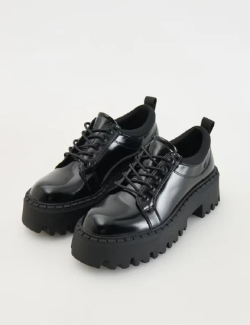 Pantofi Reserved, negru