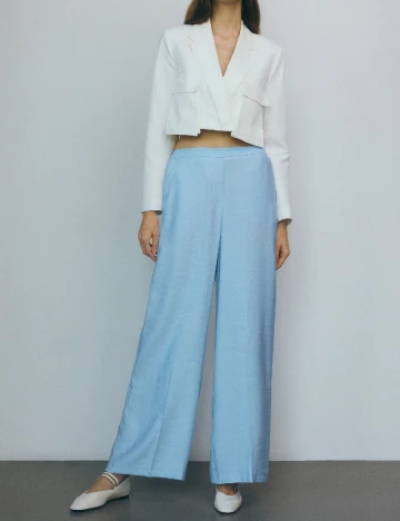 Pantaloni Reserved, albastru
