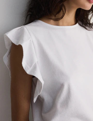 Bluza Reserved, alb Alb
