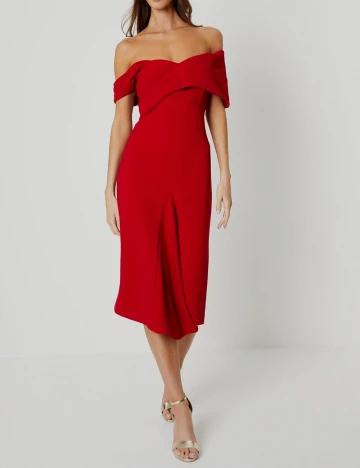 Rochie medie Coast, rosu