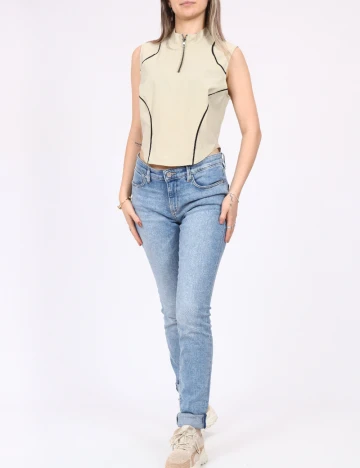 Top Vero Moda, verde Verde