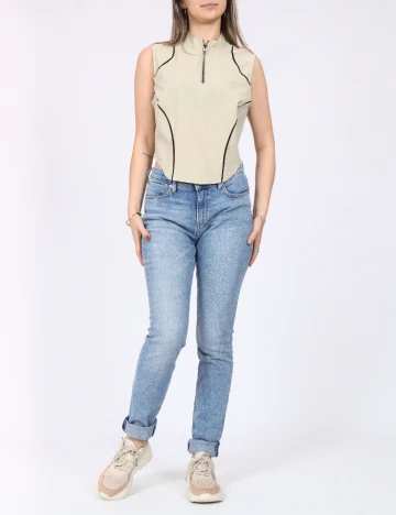 Top Vero Moda, verde Verde
