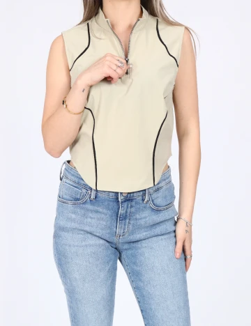 Top Vero Moda, verde Verde