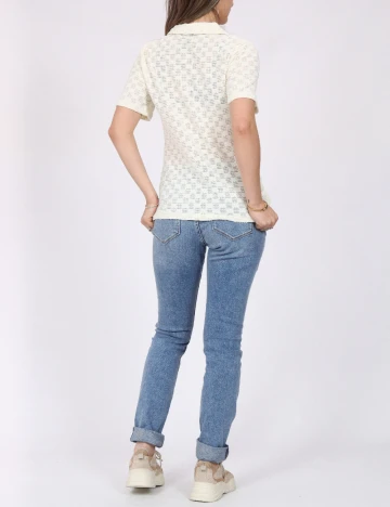 Tricou Vero Moda, crem Crem