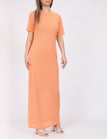 Rochie lunga Vero Moda, portocaliu